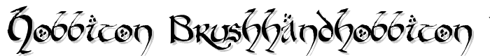 Hobbiton BrushhandHobbiton brush font